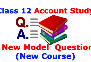 class 12 account model question
